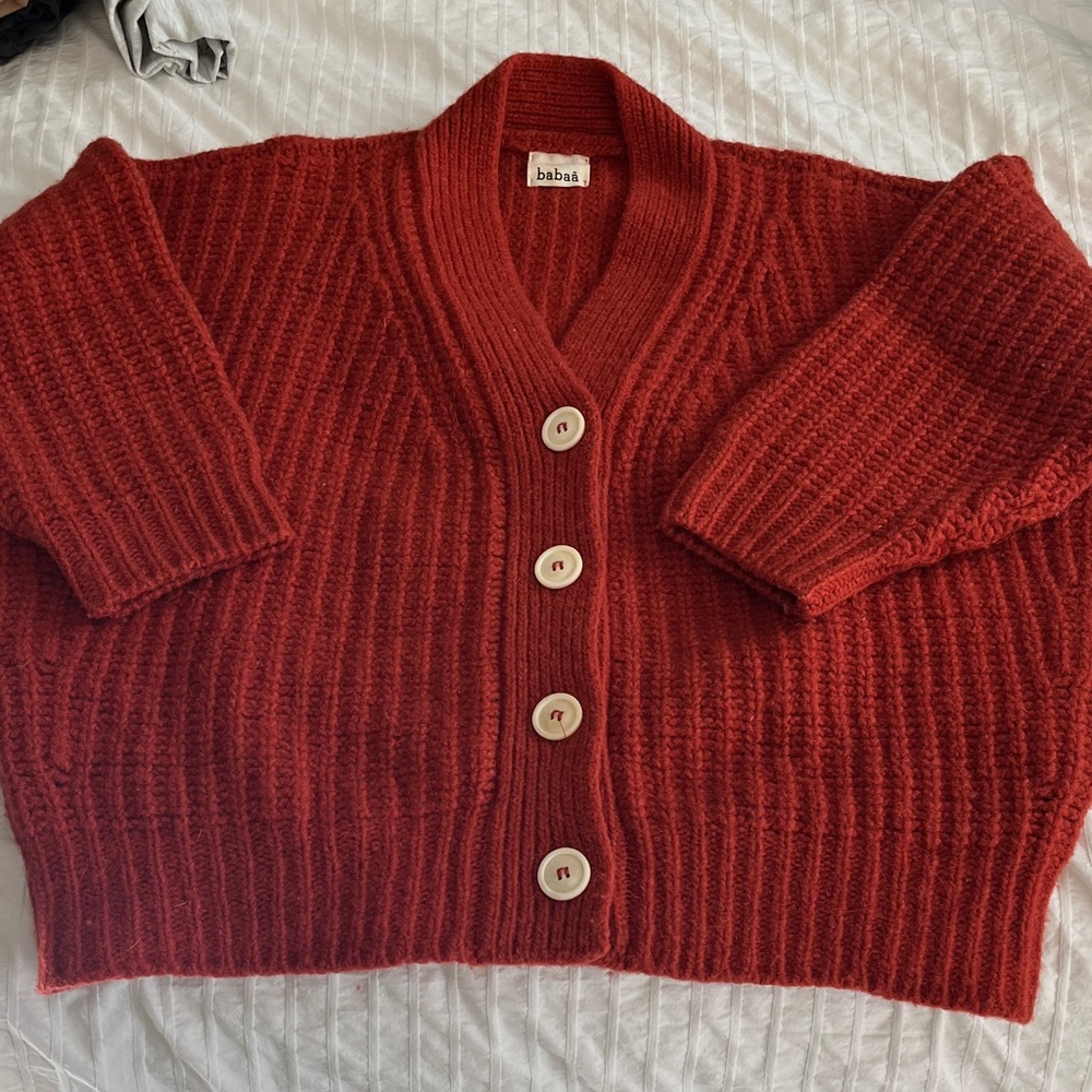 Babaa Cardigan no 19 Mini in Arce Felted Wool